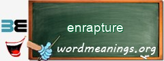 WordMeaning blackboard for enrapture